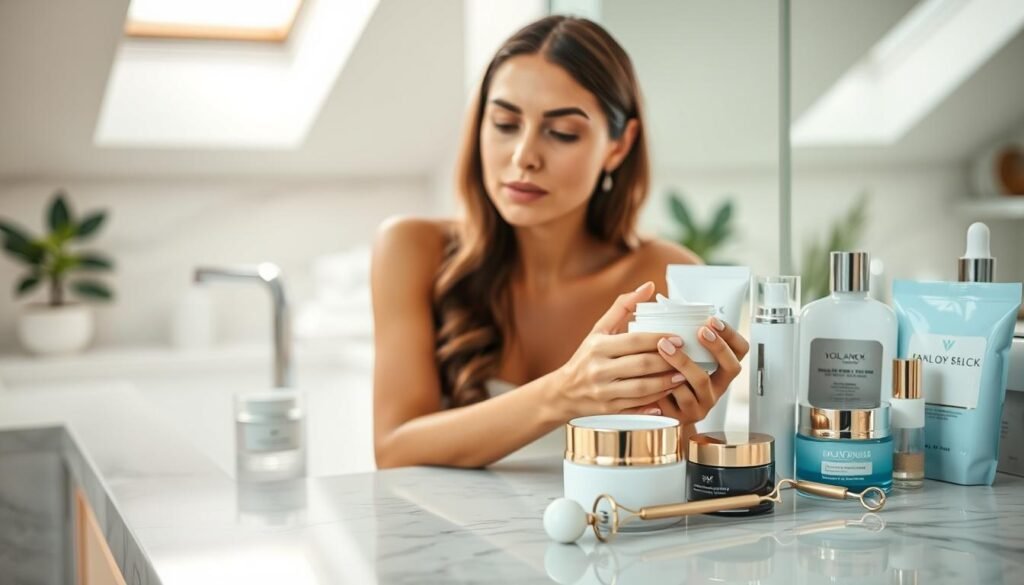 anti-aging skincare routine