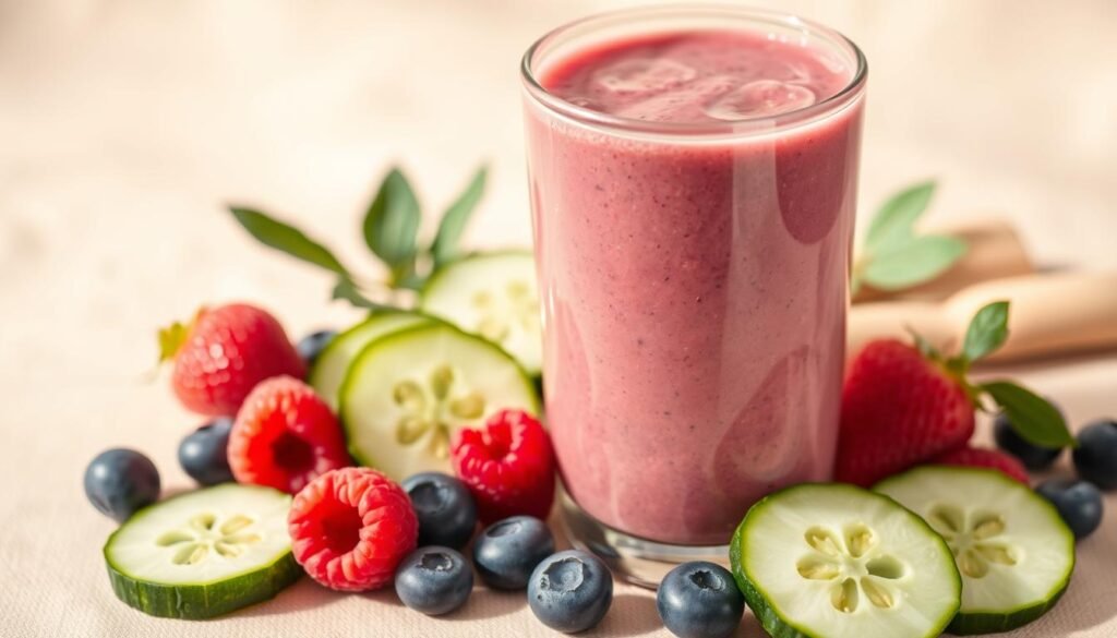 Berry and Cucumber Smoothie Berry and Cucumber Smoothie