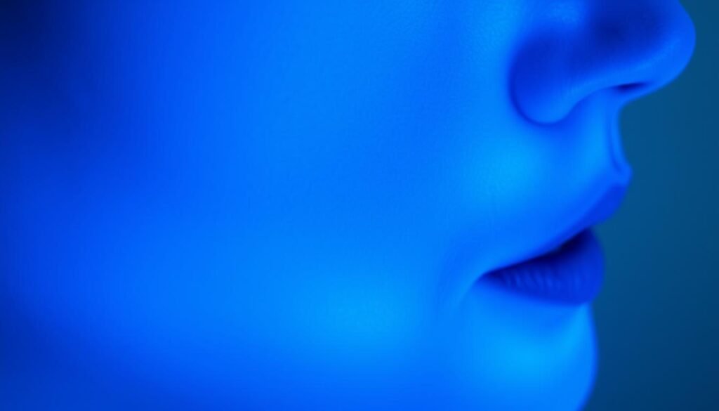 blue light effects on skin