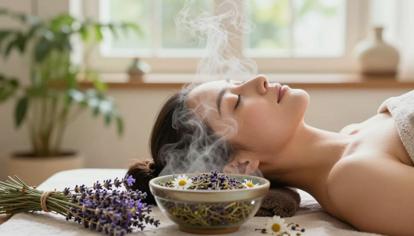 Herbal Steam Facial: Glow & Cleanse Naturally
