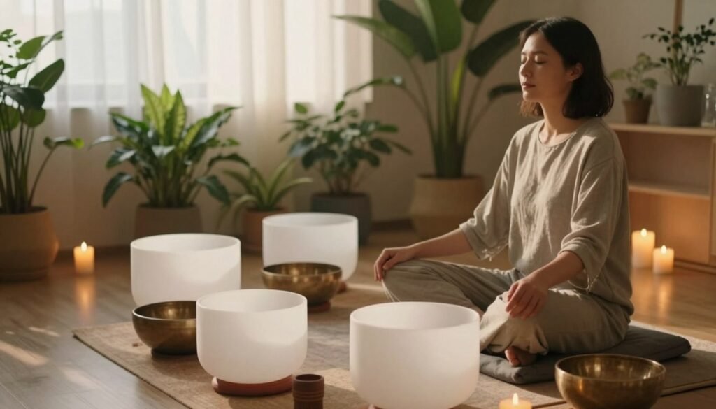 sound baths for stress relief