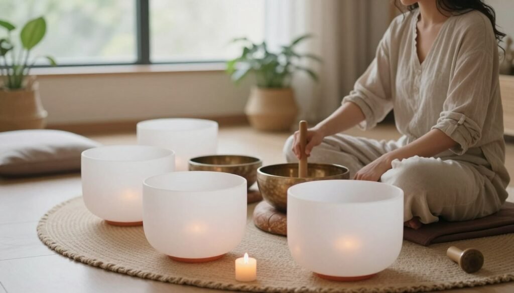 sound baths for stress relief