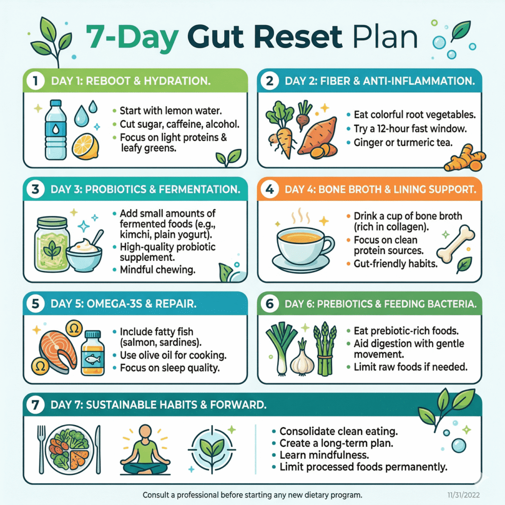 7-Day Gut Reset Plan