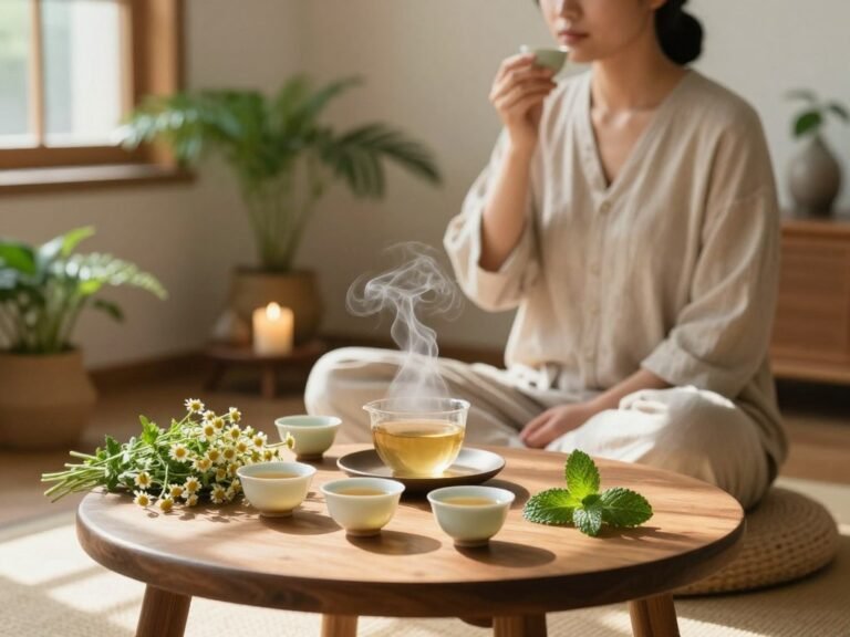 Ease Anxiety: Mindful Tea Ritual for Calm & Glow