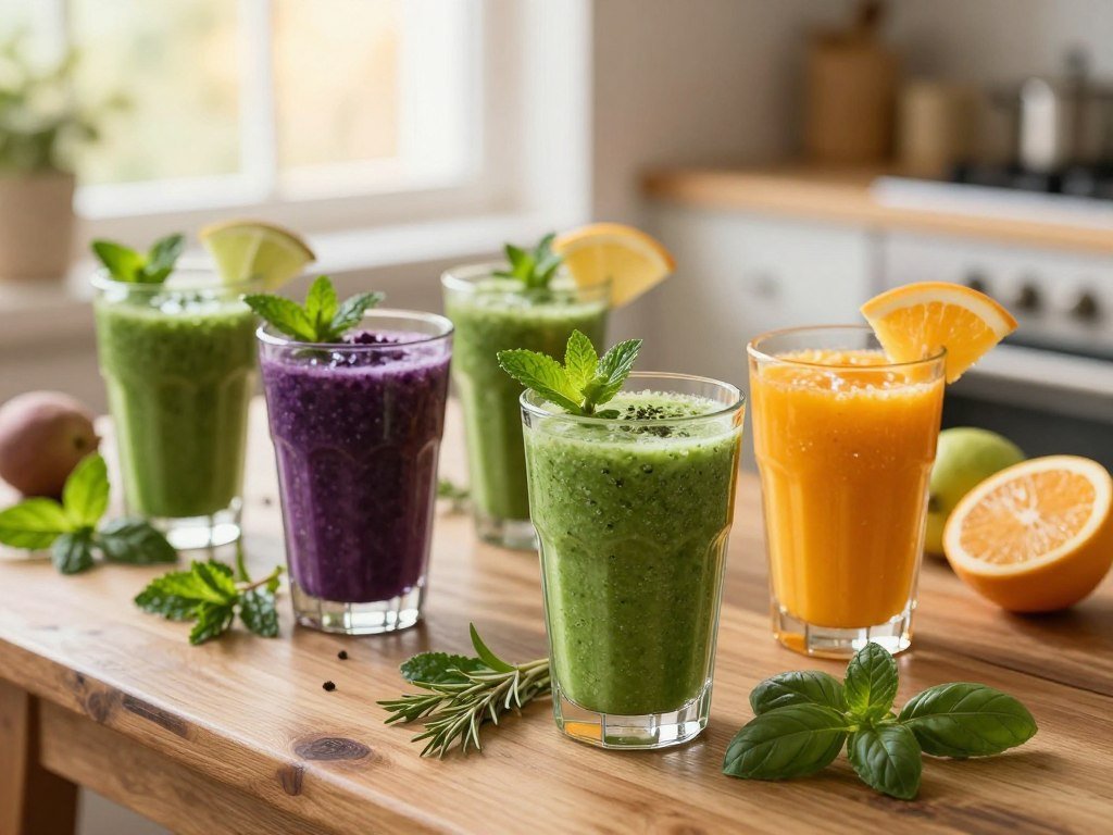 Hydrating Herbal Smoothies: Afternoon Energy Boost