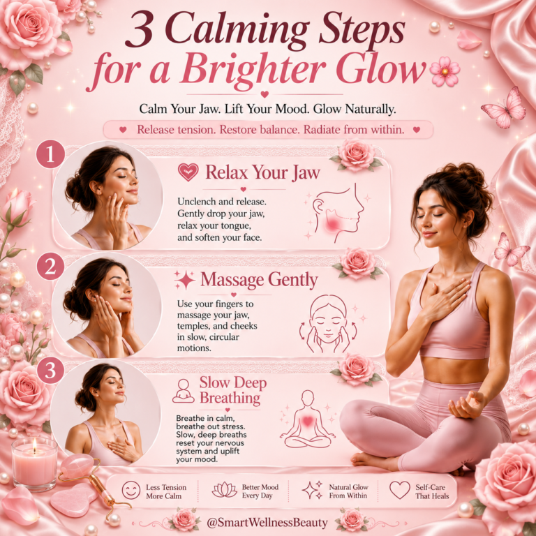 Ease Jaw Tension: 3 Calming Steps for a Brighter Glow.