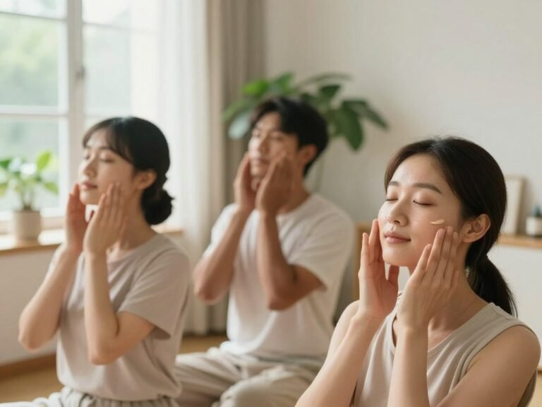 3 Gentle Facial Stretches for Instant Glow & Radiance