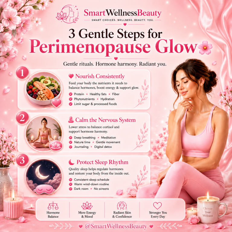 Hormone Harmony: 3 Gentle Steps for Perimenopause Glow