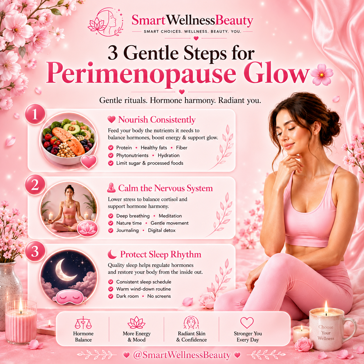 3 Gentle Steps for Perimenopause Glow