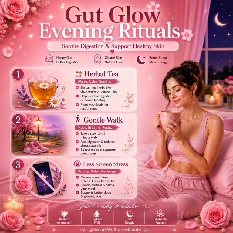 Evening Gut Rituals: Soothe Digestion & Boost Skin Glow